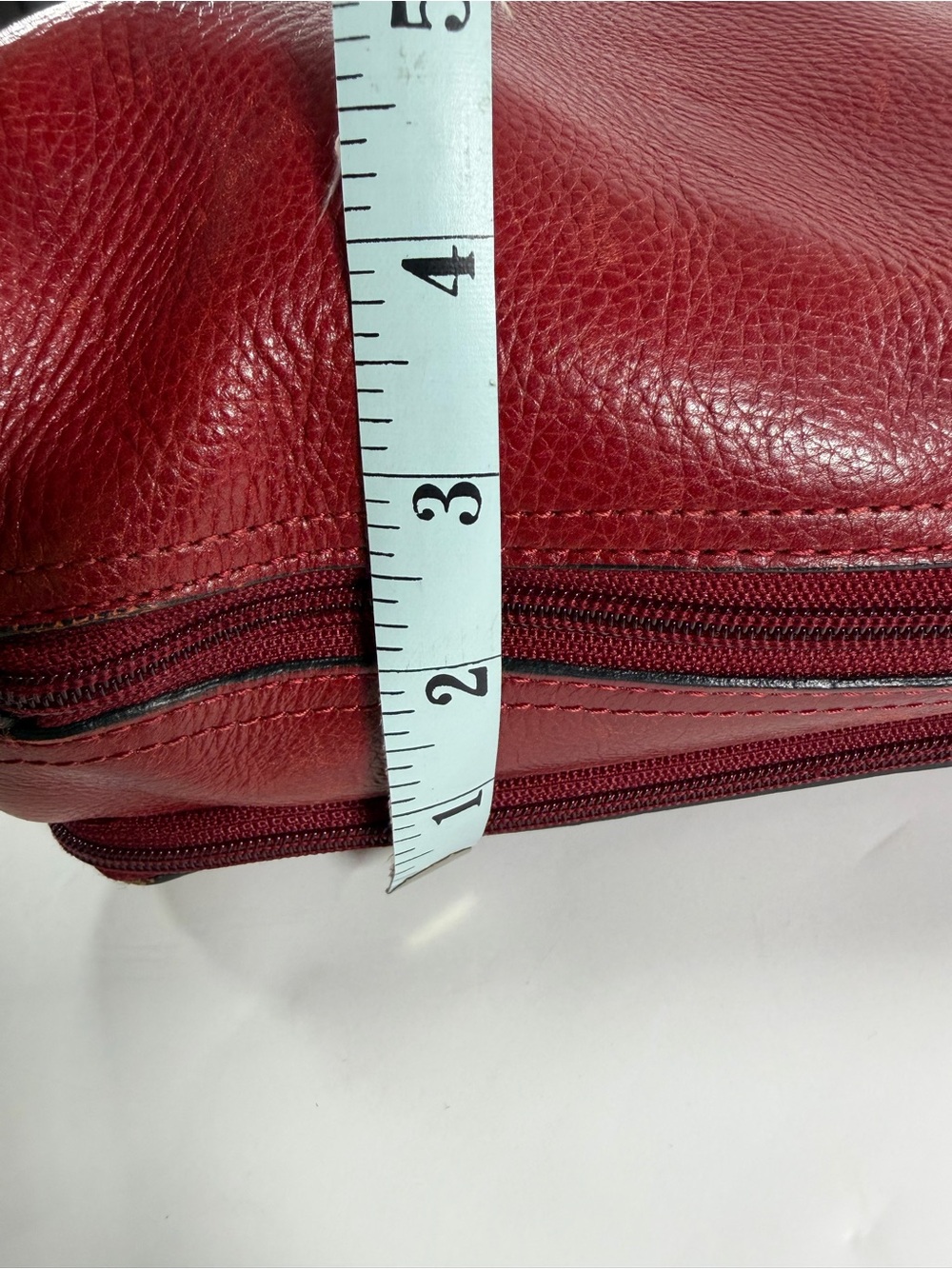 Wilsons Leather Burgundy Laptop Tote Business Briefcase Organizer Quiet Luxury - Picture 11 of 16